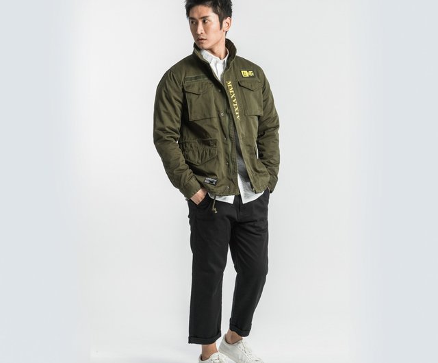 L.I.M.I.T.E - Men's M65 padded jacket, Green - Shop limitehk Men's