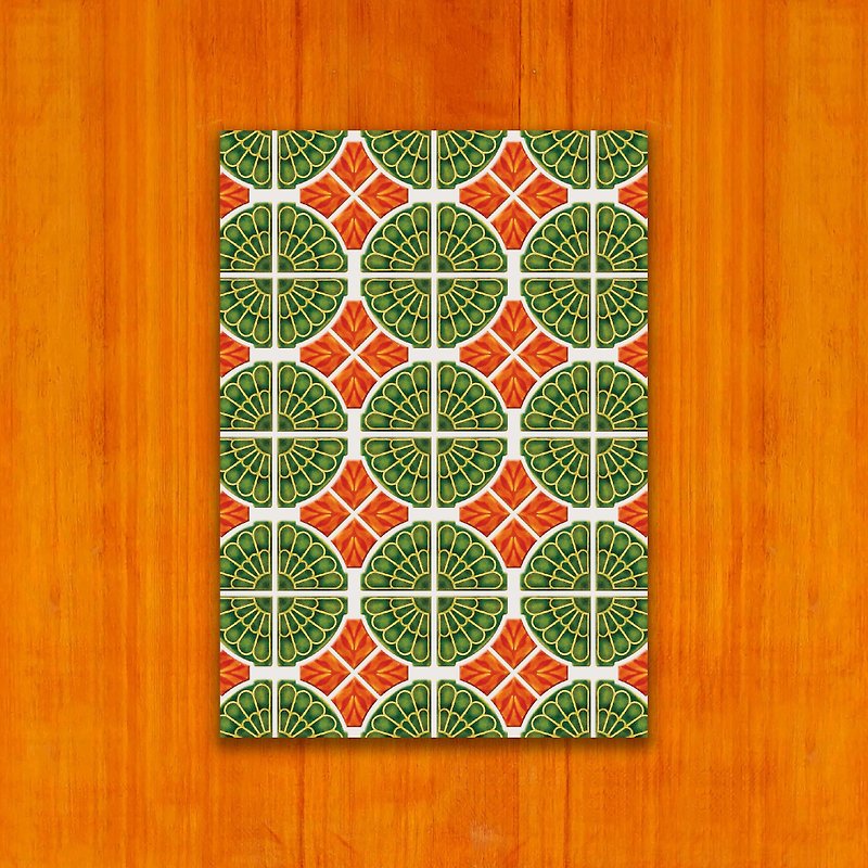 オールドハウス - クラシックモザイクタイルポストカード -  46 - カード・はがき - 紙 