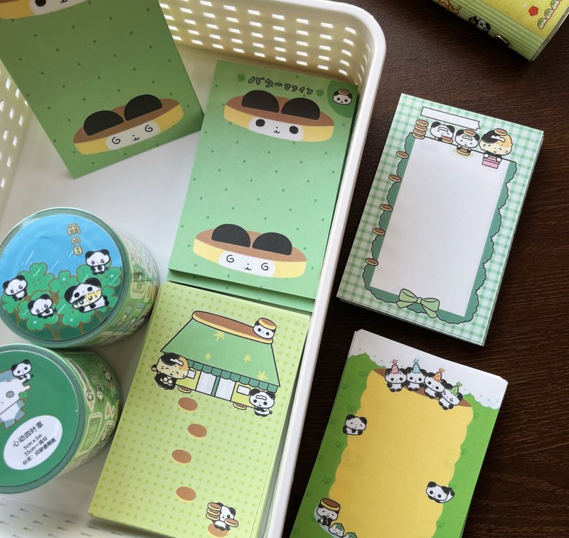 【鹽汽水】m5內頁便簽本/手帳拼貼雙面無粘性手帳紙 - 筆記本/手帳 - 紙 多色