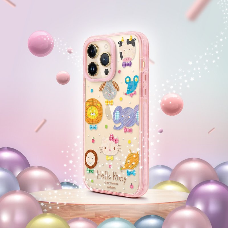 GARMMA Hello Kitty iPhone 14系列 經典款保護殼 可愛夥伴 - 手機殼/手機套 - 塑膠 粉紅色