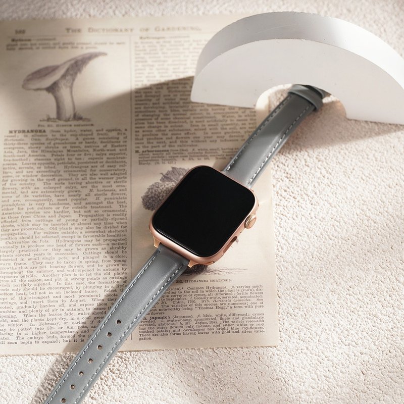 Apple watch - 車縫細皮革 蘋果錶帶 - 錶帶 - 真皮 