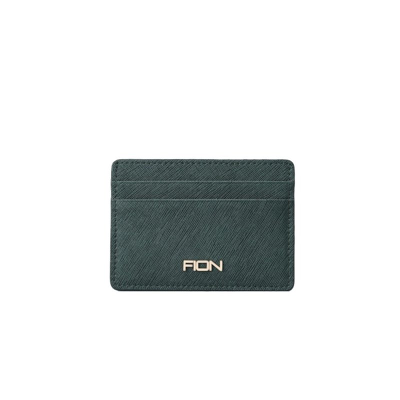 Cross Leather Card Holder - ที่เก็บนามบัตร - หนังแท้ สีเขียว