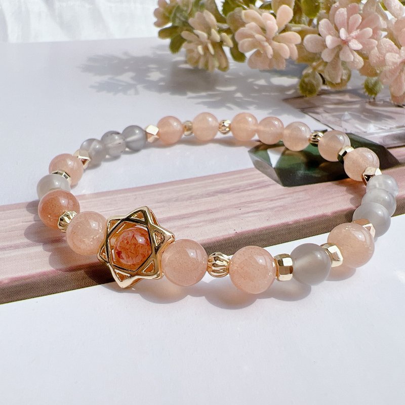 Orange Moonlight | Stone| Golden Sun - Bracelets - Crystal 