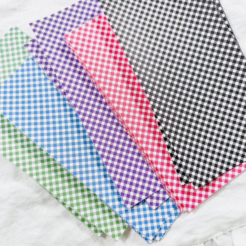 Broken check pattern Stickers - 貼紙 - 其他材質 