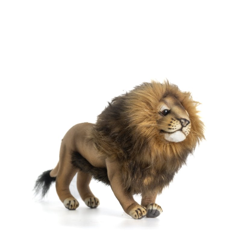 Hansa 7976-Lion 28 cm long - ตุ๊กตา - วัสดุอีโค สีส้ม