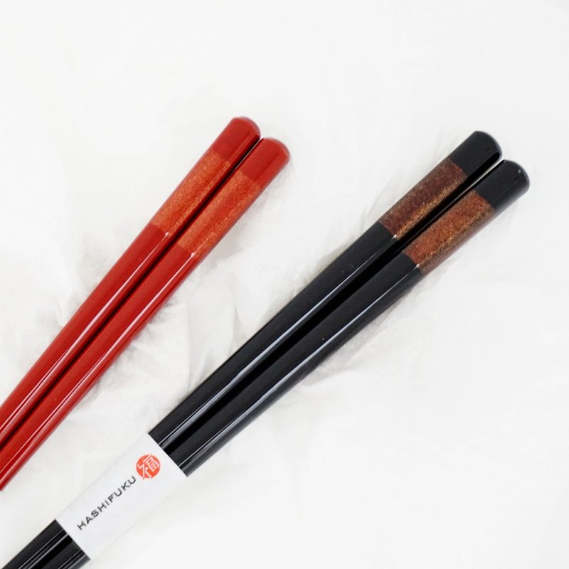 padou Saikou Chopsticks 23cm 21cm Urushi Gift Present Wood Cutlery Japan - 筷子/筷架 - 木頭 紅色