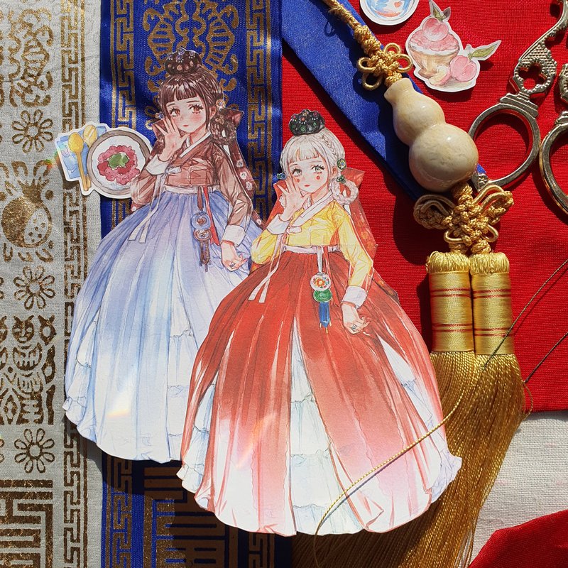 Bingsu 氷水 ins sticker - 貼紙 - 紙 