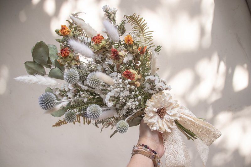 Zakka daily life upside down bouquet healing dry flowers - Items for Display - Plants & Flowers 