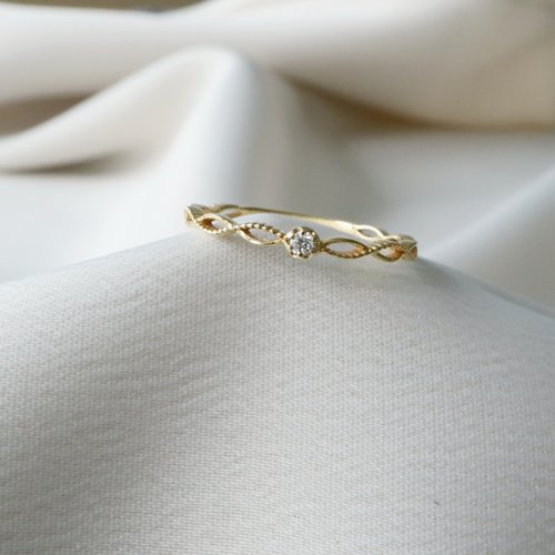 Xing Li Jewelry 幸李輕珠寶 復古簍空鑽石戒指