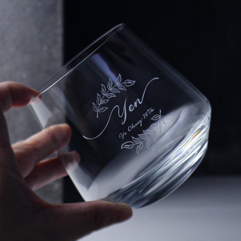 390cc [vine flower crystal cone] German Zeiss Schott Zwiesel whiskey glass - แก้วไวน์ - แก้ว สีนำ้ตาล