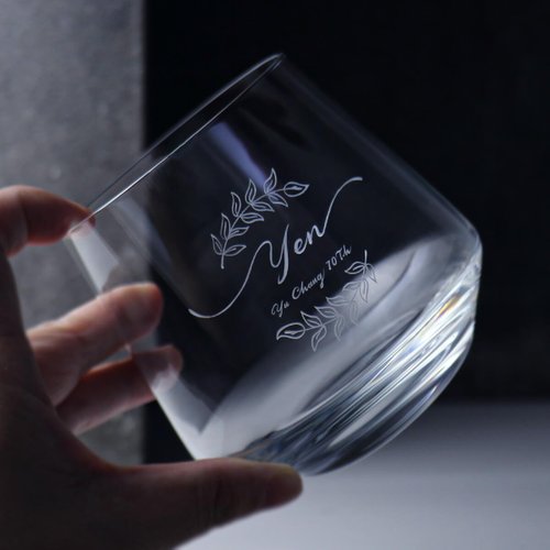 MSA玻璃雕刻 390cc【藤蔓花卉水晶錐】德國蔡司Schott Zwiesel威士忌杯