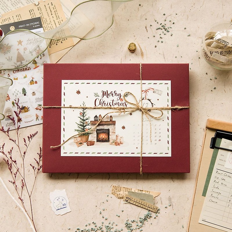 【Christmas Gift Box】Christmas Limited-1220RMB Gift Pack | Exchange Gifts, Christmas Gifts, Transfer Stickers - สติกเกอร์ - วัสดุอื่นๆ หลากหลายสี
