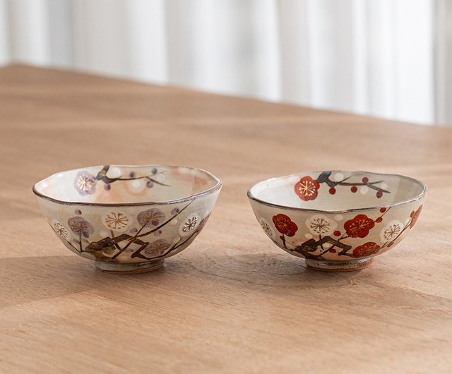 赤金彩土筆文大鉢 【公式通販】