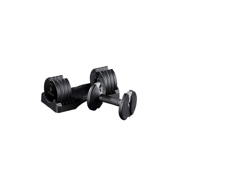 Classic Series Adjustable Dumbbell 12.5LB 5-Segment Weight Adjustment Set-Black-Hong Kong and Macau Limited Edition - อุปกรณ์ฟิตเนส - วัสดุอื่นๆ สีดำ