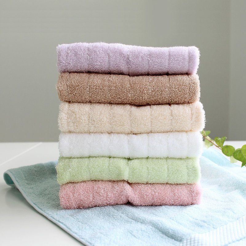 [Japanese Peach Snow] Imabari Super Long Cotton Towel Made in Japan - 8 Colors in Total - Towels - Cotton & Hemp Brown