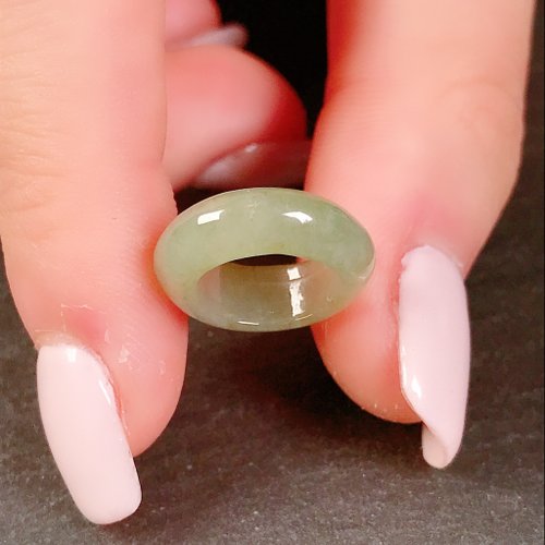 瓔珞珠寶盒 E.L.Jewelry Box 【求‧緣】冰種翡翠戒指戒圈 | 國際2圍 | 天然翡翠A貨