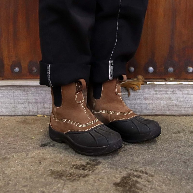 Tsubasa.Y 古著屋L.L.Bean高筒獵鴨靴,狩獵 防水 止滑 雨鞋 靴子 - 女款長靴 - 防水材質 咖啡色