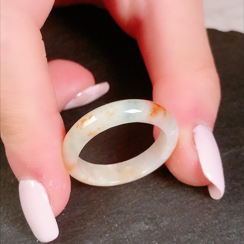 瓔珞珠寶盒 E.L.Jewelry Box 【求‧緣】飄紅翡翡翠戒指戒圈|國際16圍|天然緬甸A貨翡翠|送禮