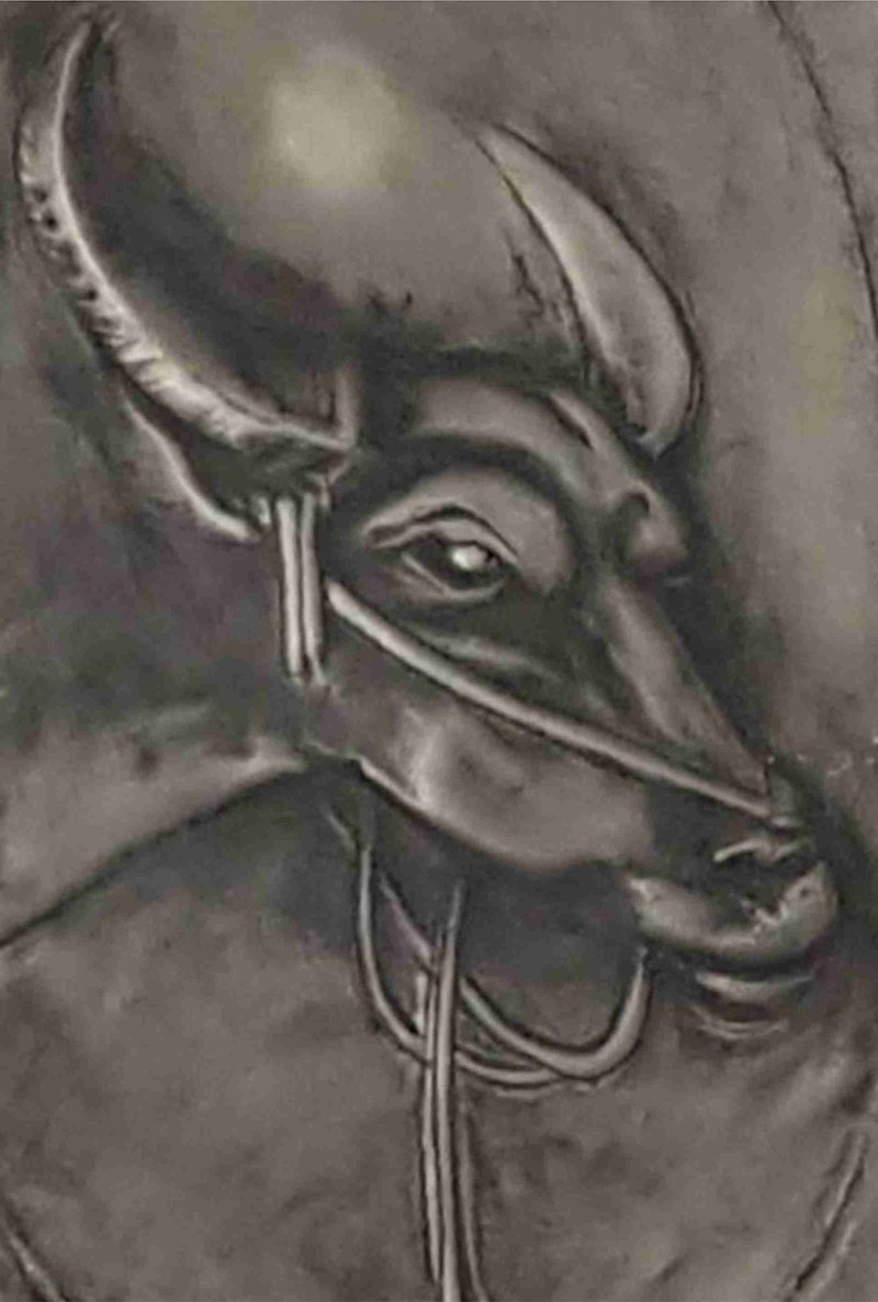 Tin Carving Buffalo Picture Frame - โปสเตอร์ - วัสดุอื่นๆ 