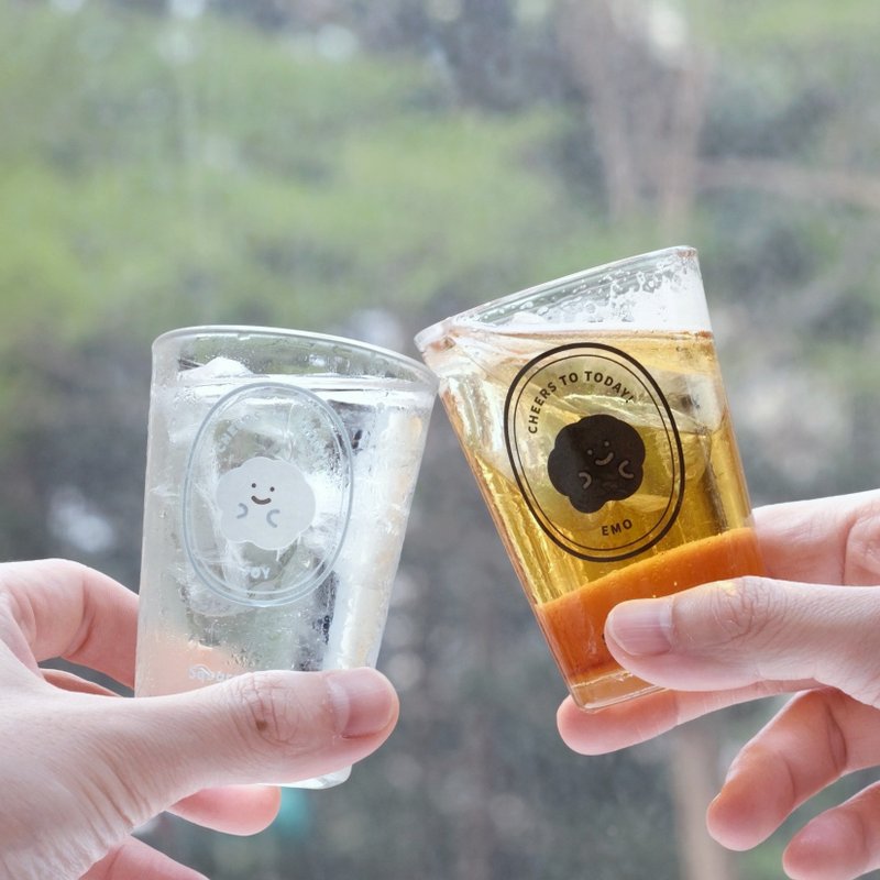 喜怒哀樂 小乾杯 啤酒杯 酒杯 玻璃杯 水杯 143ml - 玻璃杯 - 玻璃 透明