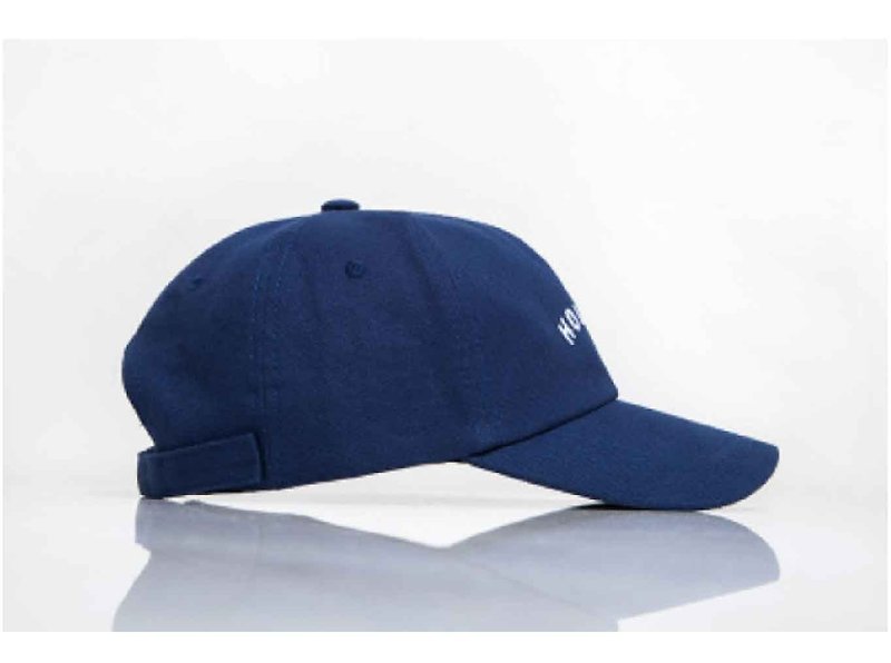 休日の手紙の野球帽（青） - 帽子 - コットン・麻 ブルー