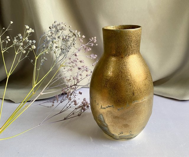 フラワーベース 陶器 Deep Breath Flower Vase （ 信楽焼