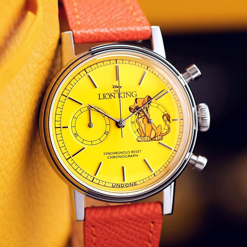 UNDONE x Lion King Chronograph Watch | Disney Classic Collection - Men's & Unisex Watches - Other Metals Orange