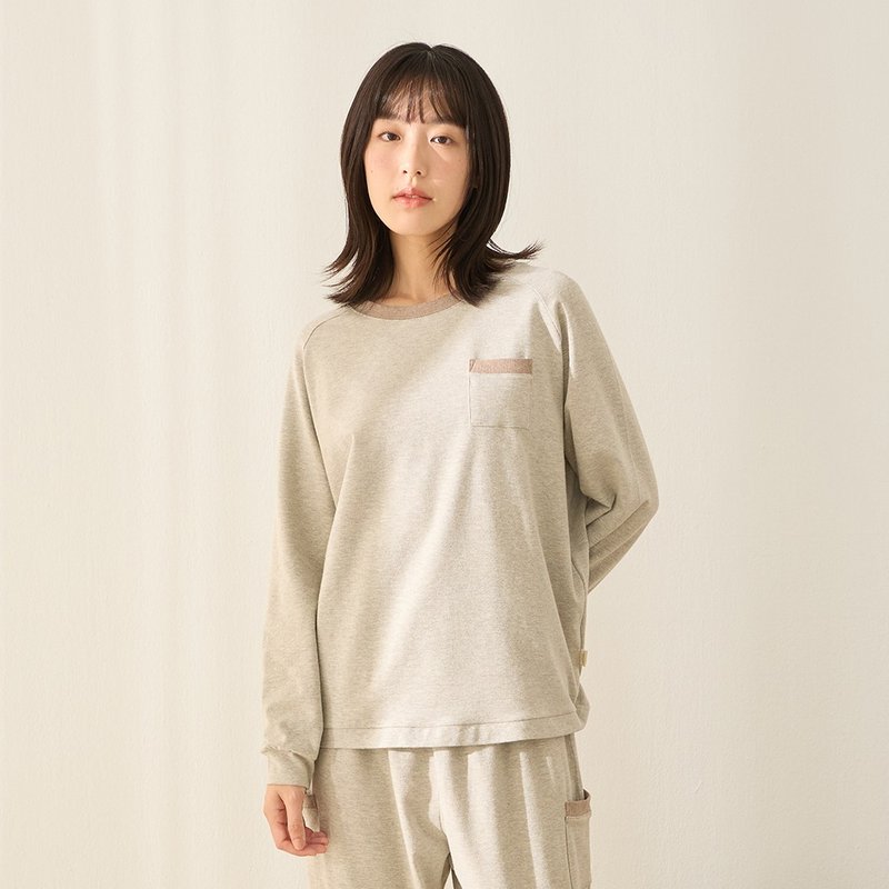 MIT organic cotton color design top - 2 colors in total - ชุดนอน/ชุดอยู่บ้าน - ผ้าฝ้าย/ผ้าลินิน หลากหลายสี