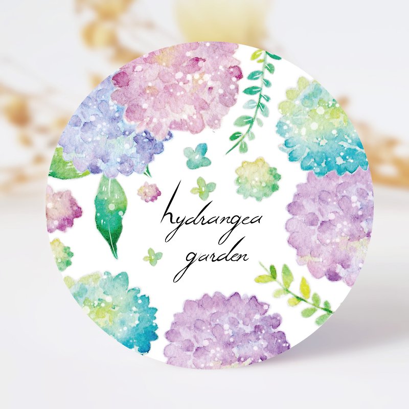 Hydrangea season hydrangea paper tape - Washi Tape - Paper Purple