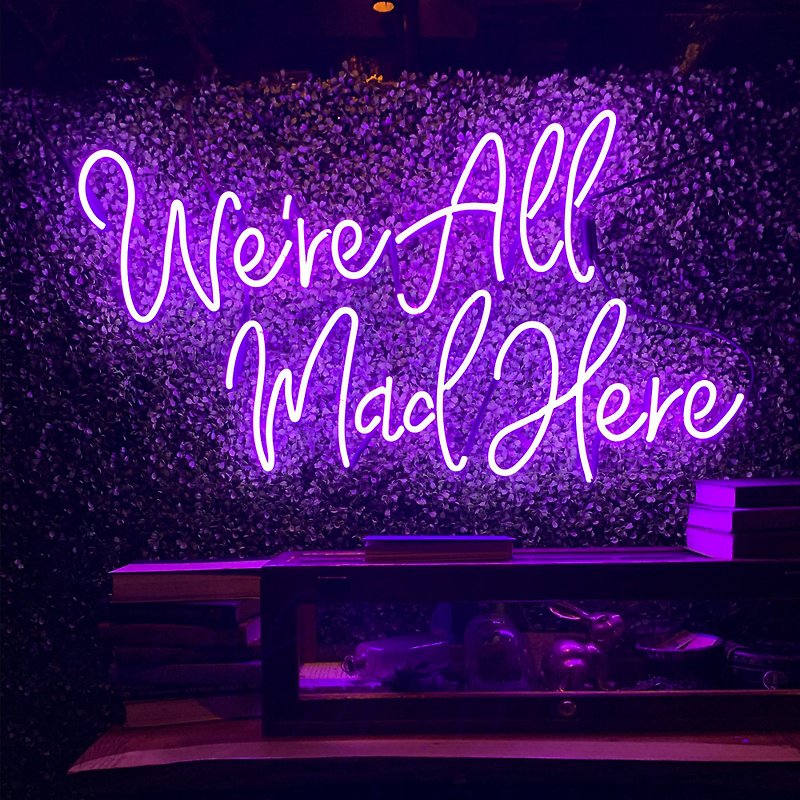 We&#x27;re All Made Here LED Neon Sign Home Decor Light Part Bar Pub Night Light