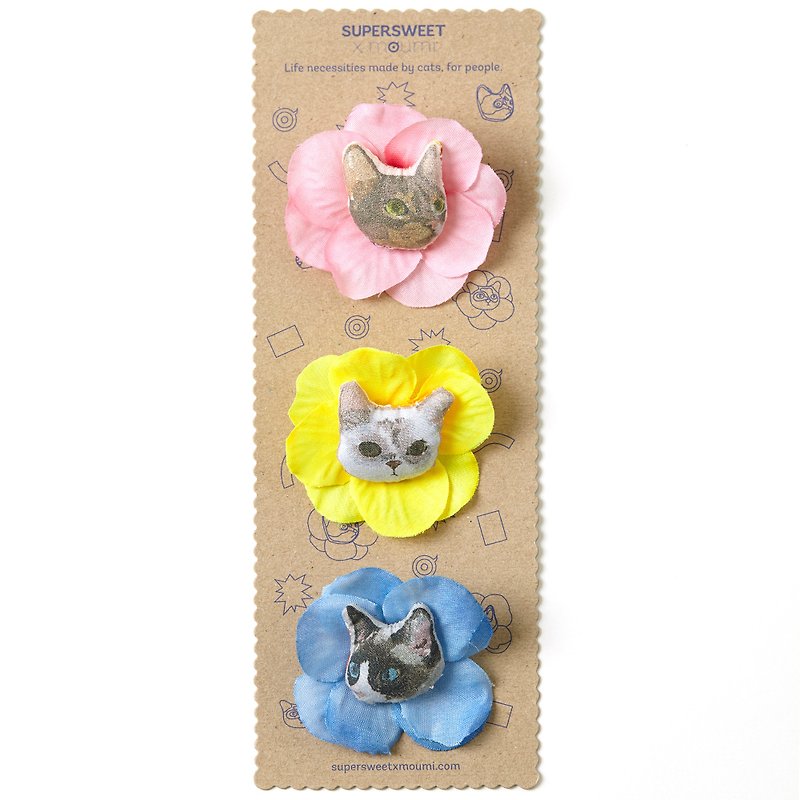 Cotton & Hemp Brooches Multicolor - Aloha Brooch Set