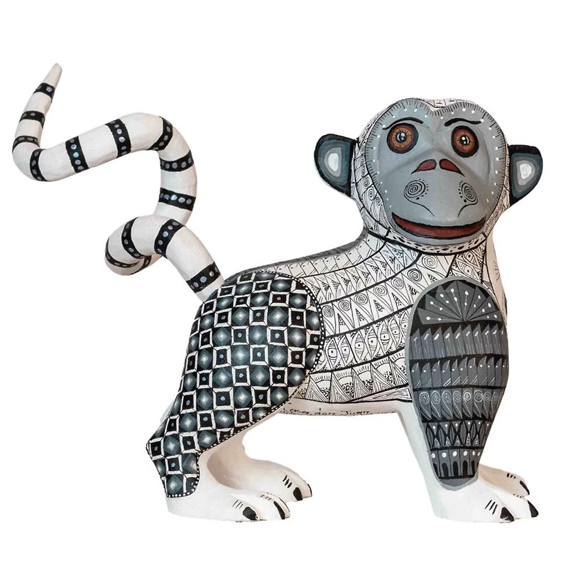 神話上の動物の手作りの木彫り-バブイノメキシコ - 人形・フィギュア - 木製 多色