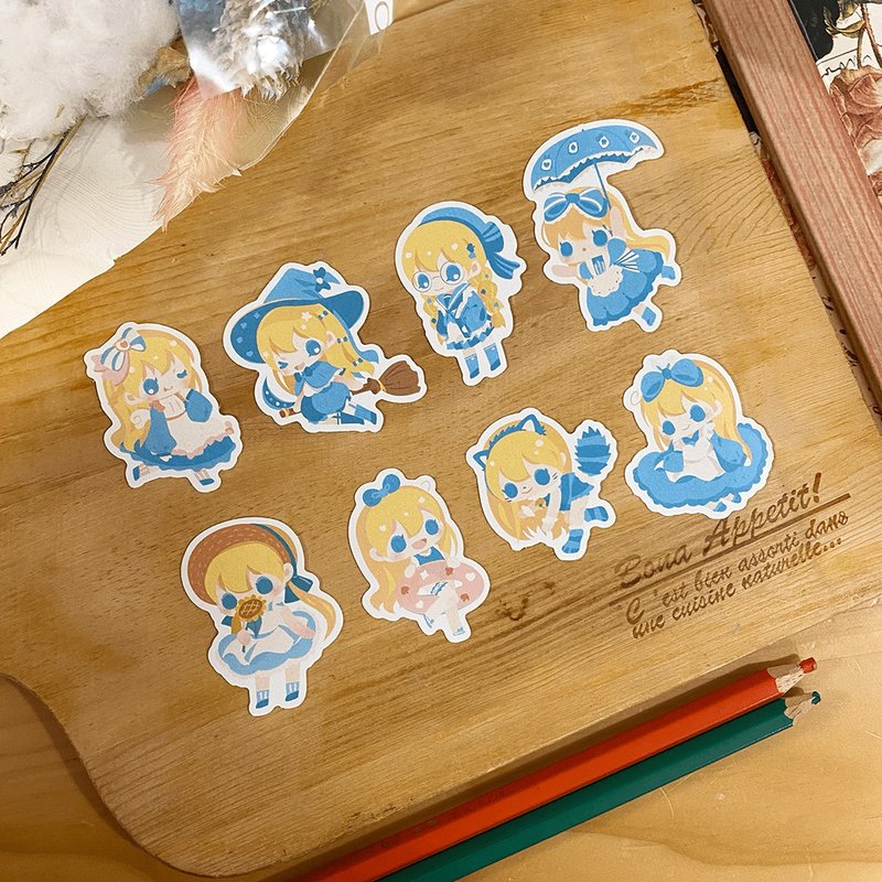 【Fairytale sticker pack】 Alice Memories Sticker Pack / Yuu - สติกเกอร์ - กระดาษ 