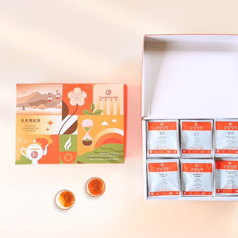 【好茶禮盒】品茶職人系列48入原味茶包 - 茶葉/茶包/水果茶 - 紙 多色