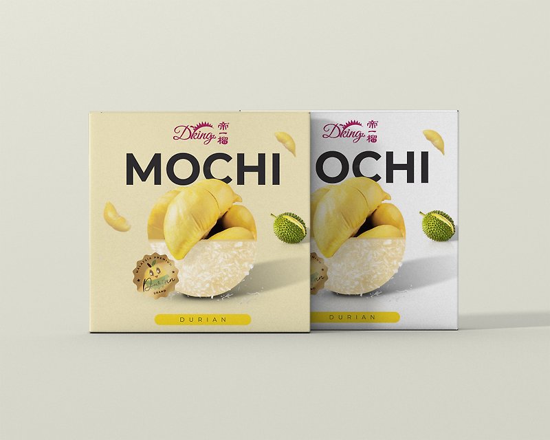 【3.8割引】 | Diyi Durian - 大きな餅MOCHI - ドリアン各種フレッシュフルーツ味 - ケーキ・デザート - その他の素材 多色
