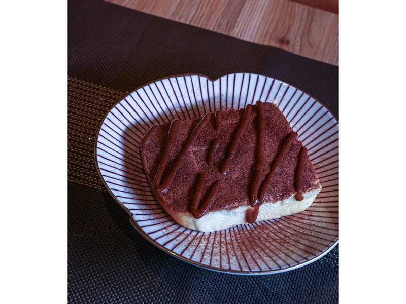 【熟成 熾咖啡】焦糖肉桂奶酥厚片吐司_附焦糖醬 / 5入 - 麵包/吐司 - 新鮮食材 咖啡色