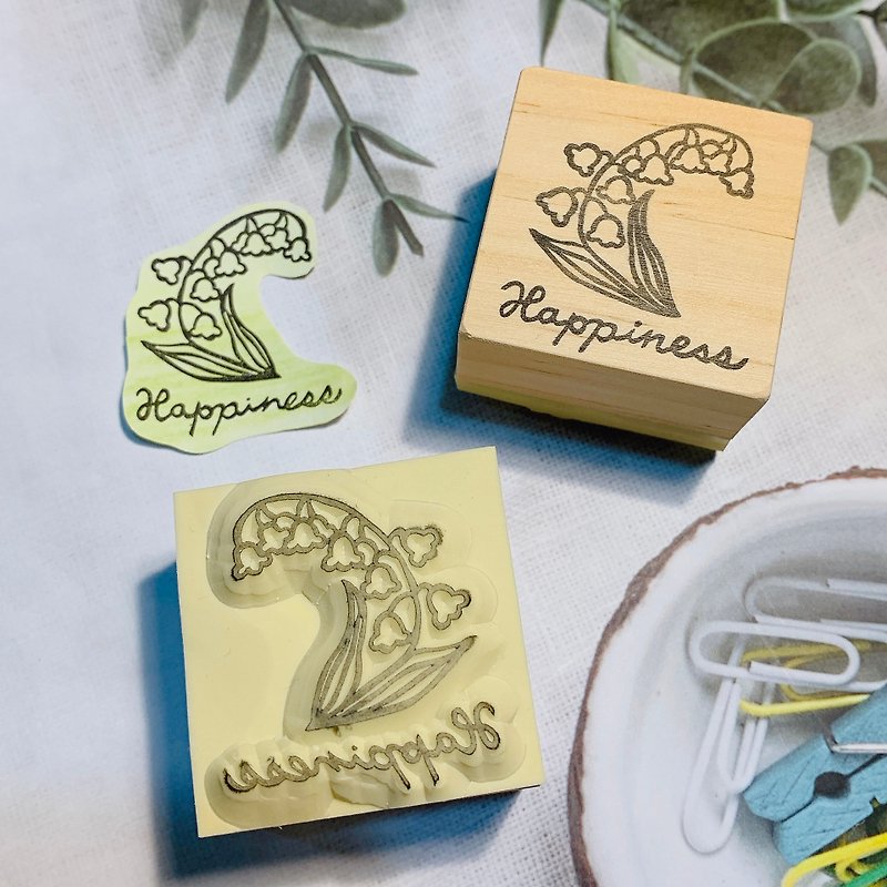 【Hand Engraved Seal】Lily of the Valley Series II - Stamps & Stamp Pads - Other Materials 