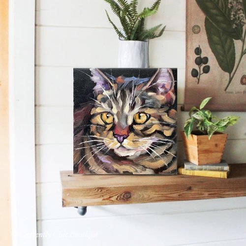 キャンバス油絵 　専用　立ち上がって 外を見ている子猫 fit=scale-down,w=1200