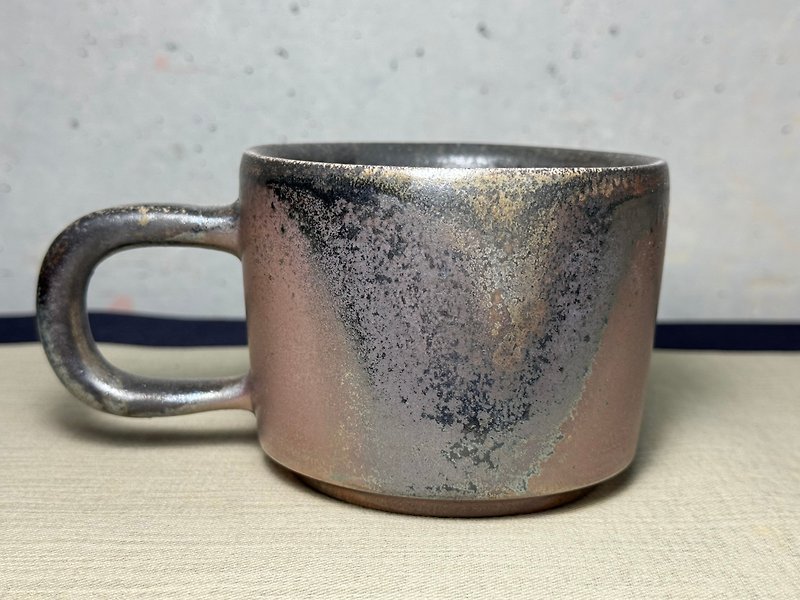 Mug/Wood fired/Handmade/Ashes/Crystallization/Yang Boyong - Mugs - Pottery 