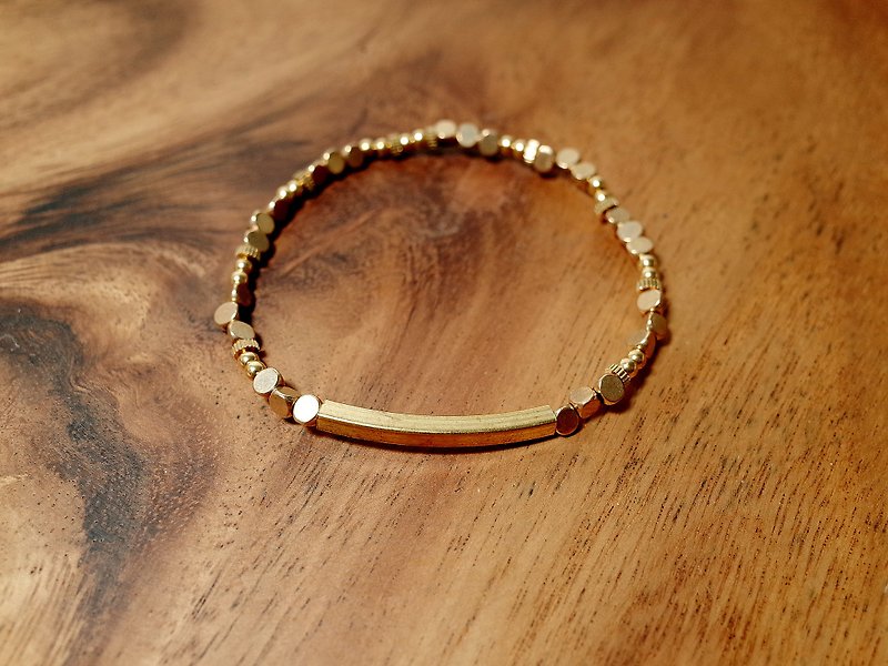 Brass Jewelry Bracelet - Bracelets - Copper & Brass Yellow