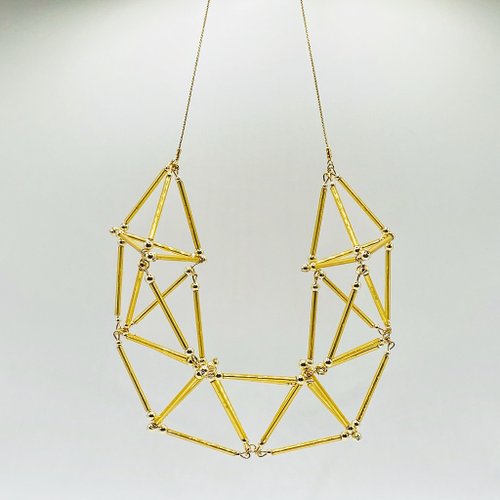 muik 3D Huge NECKLACE【Gold】