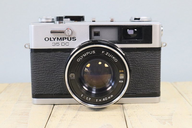 [Fully functional] Old film camera Olympus OLYMPUS 35DC S/N255235 p075 - Cameras - Other Metals Black