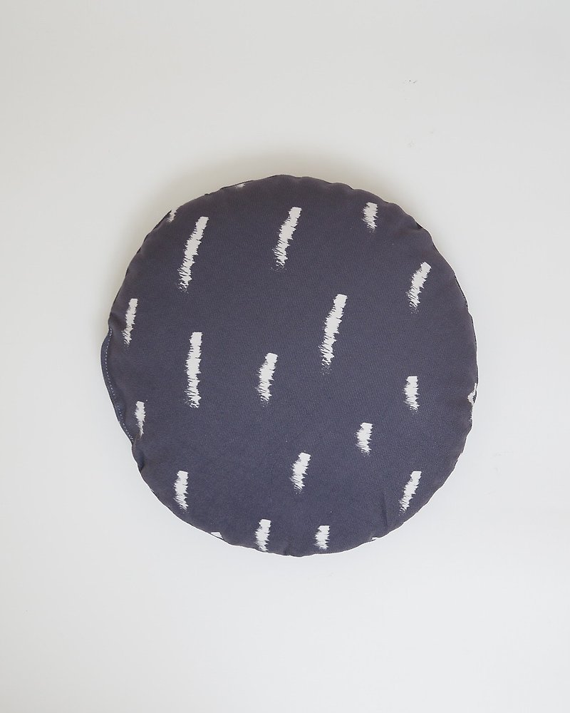 Small raindrops dark gray | custom pillow | pillow | round pillow