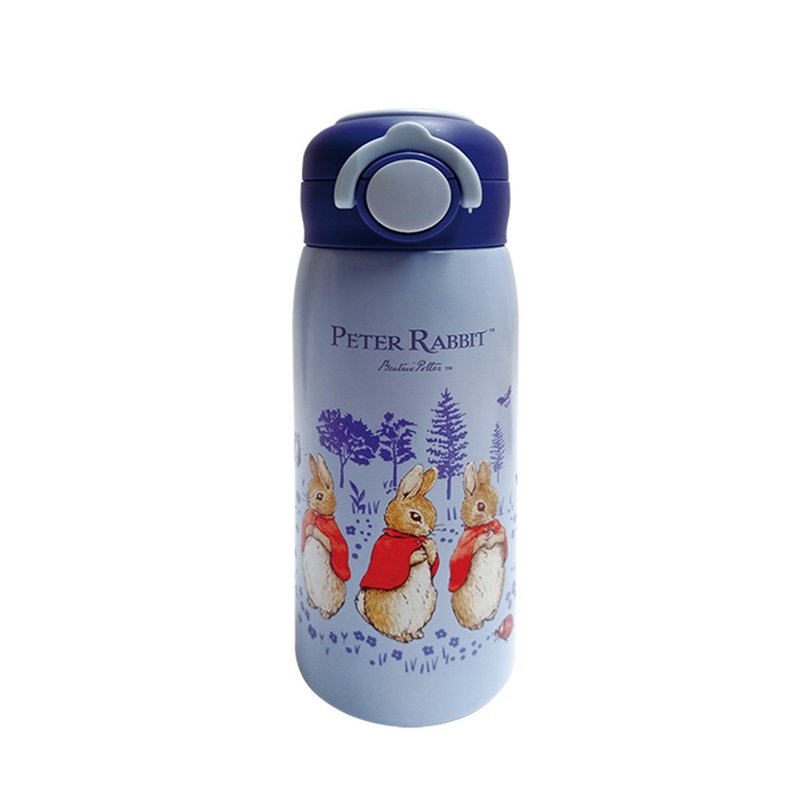 Peter Rabbit 304 stainless steel children's thermos bottle 400ml 10% off on pre-order - กระบอกน้ำร้อน - โลหะ 