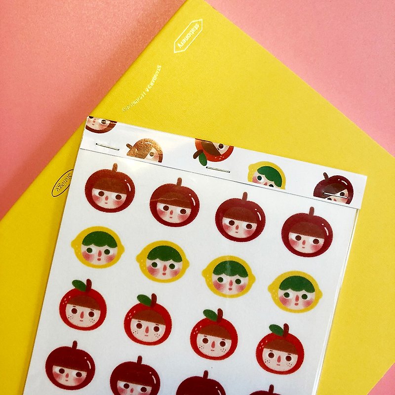 A little fruit sticker - Stickers - Paper Yellow