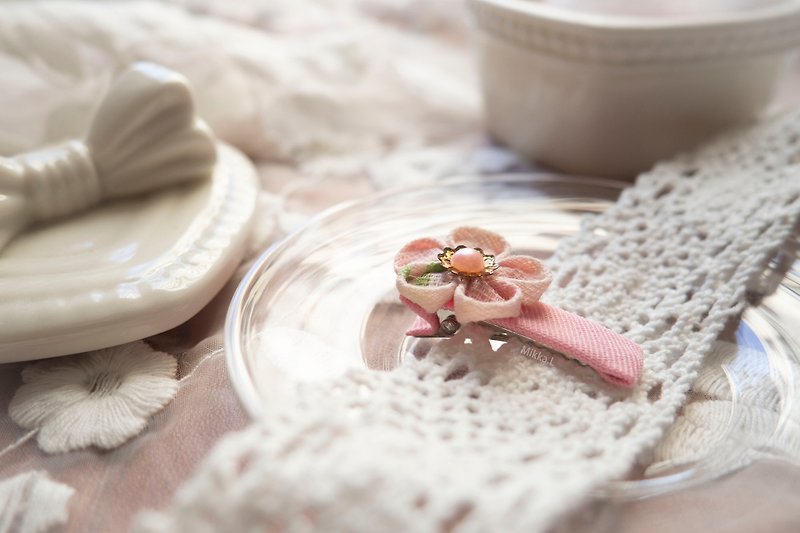 Limited gift item-Mini flower hairpin accessories are randomly distributed in stock - Hair Accessories - Cotton & Hemp Pink