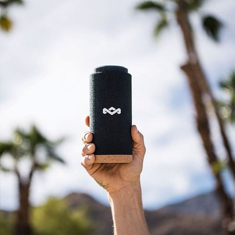 Marley No Bounds Sport Waterproof Bluetooth Speaker - Black - Speakers - Other Metals Black