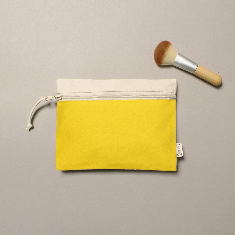 My Sunshine LayBag Sleeping Bag Makeup Storage Bag - กระเป๋าเครื่องสำอาง - ผ้าฝ้าย/ผ้าลินิน สีเหลือง