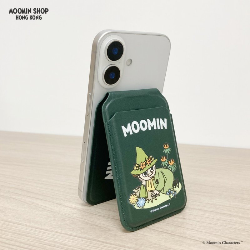 姆明MagSafe卡片套 - 史力奇 231624 - 手機配件 - 人造皮革 綠色