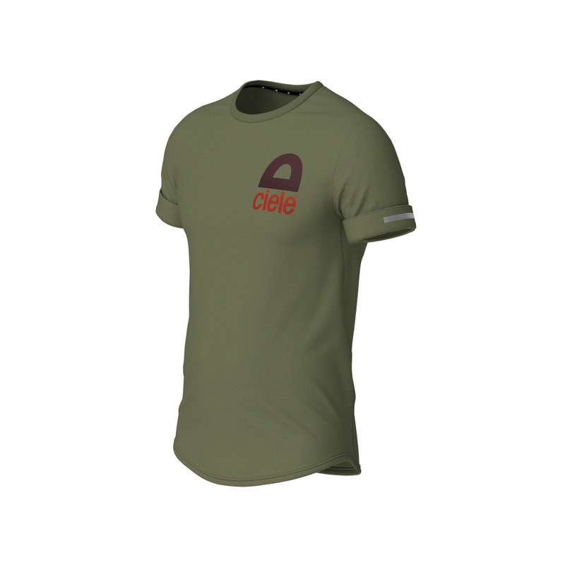 【ciele】NSBTShirt - Espace - Metamars 男 - 運動上衣/排汗衫 - 其他材質 綠色